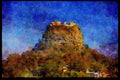 736005 Mount Popa, Myanmar A4 Limited Edition Watercolour Print