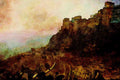 736015 Al Hajjarah, Yemen A4 Limited Edition Watercolour Print