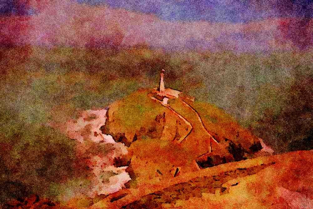 736017 Lighthouse, South Stack, Anglessy, Northern Wales A4 Limited Edition Watercolour Print