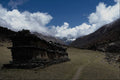 736031 Tibetan Prayer Wall, Langtang Valley, Himalayas, Nepal A4 Photo Print