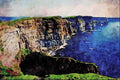 736035 Cliffs Of Mother Island A4 Limited Edition Watercolour Print