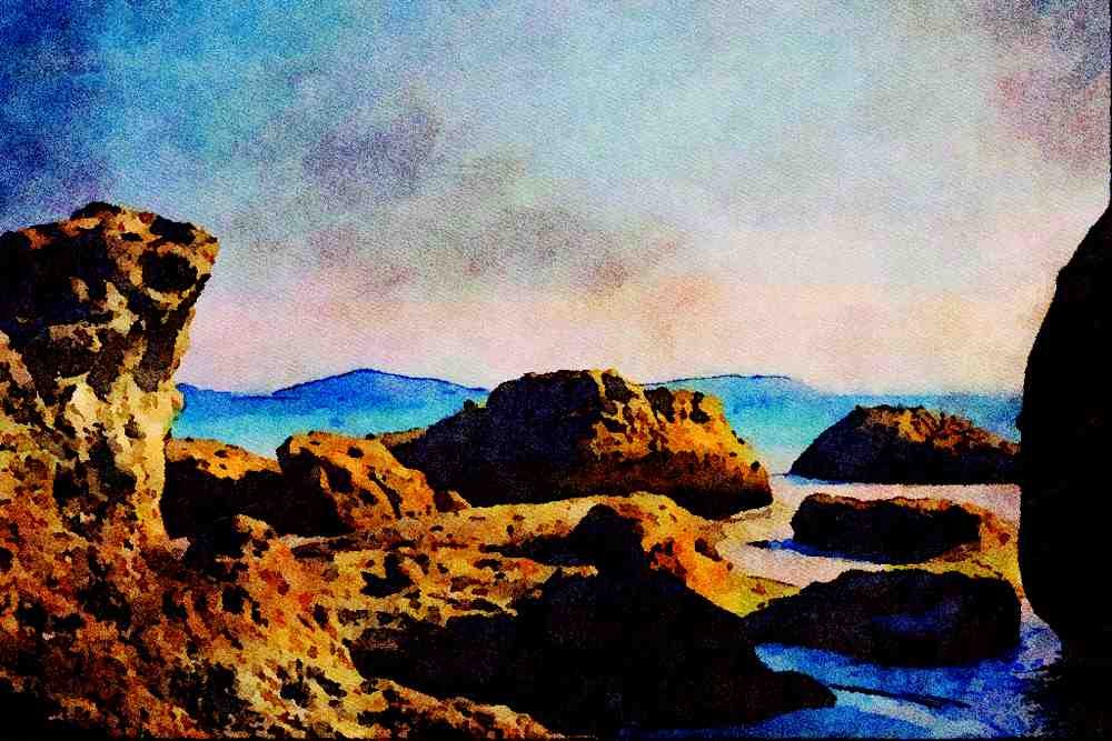 736039 Wilsons Promontory National Park, Australia A4 Limited Edition Watercolour Print