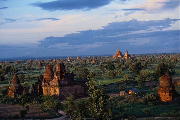 736041 An Overview Of Some Of The 5000 Monuments In Pagan, Burma A4 Photo Print