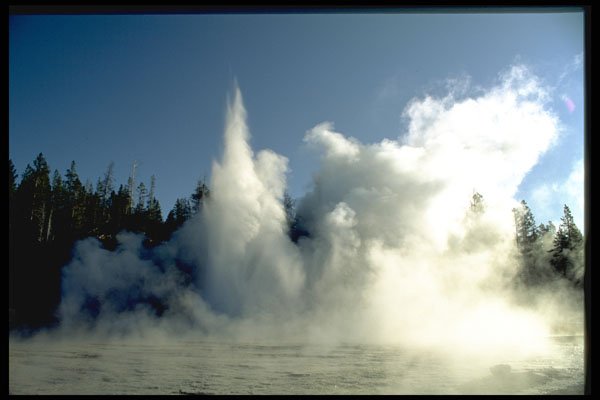 736052 Grand Geyser Eruption, Upper Geyser Basin, Yellowstone National Park, U.S.A. A4 Photo Print