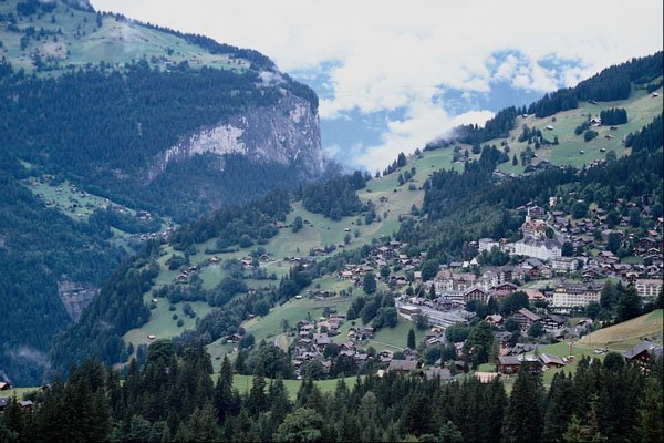 736063 Lauterbrunnen, Switzerland A4 Photo Print