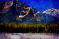 736086 Athabasca River, Icefield Parkway, Alberta, Canada A4 Limited Edition Watercolour Print