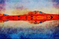 736089 Lake Powell, Utah, U.S.A. A4 Limited Edition Watercolour Print