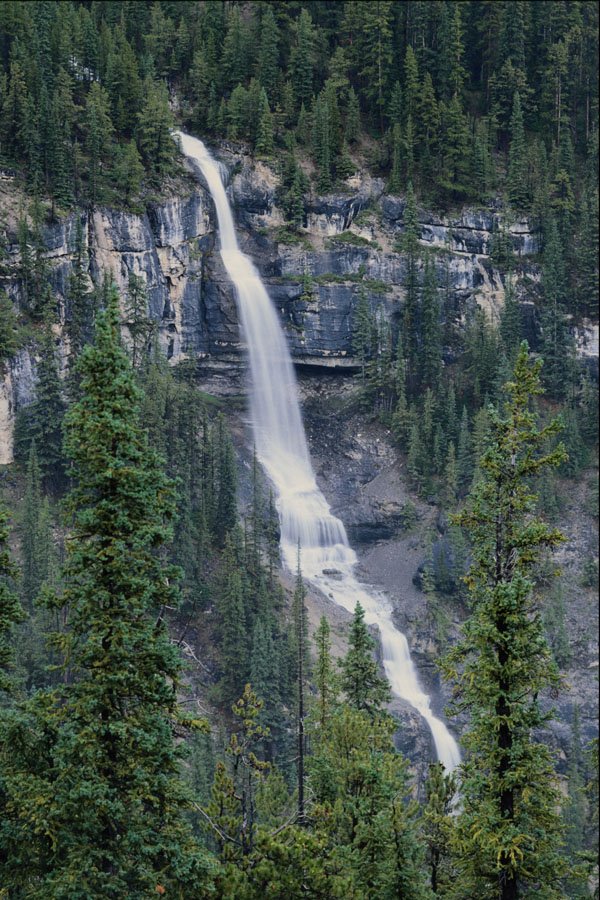 736090 Falls Near Stewart, British Columbia, Canada A4 Photo Print