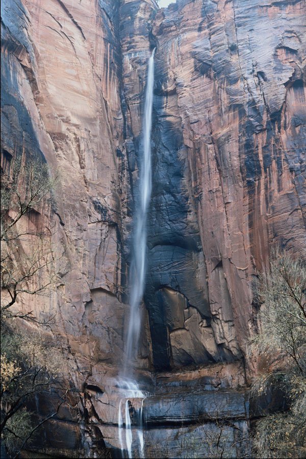 736096 Waterfall, Zion National Park, Utah, U.S.A. A4 Photo Print