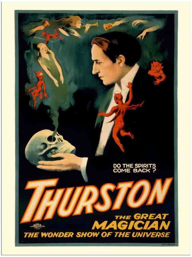 737 thurston magic poster 2 Vintage Advert A4 Photo Print