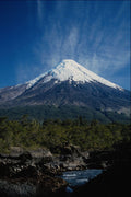 737000 Osoro Volcano And Petrolhue River, Lake District, Chile A4 Photo Print