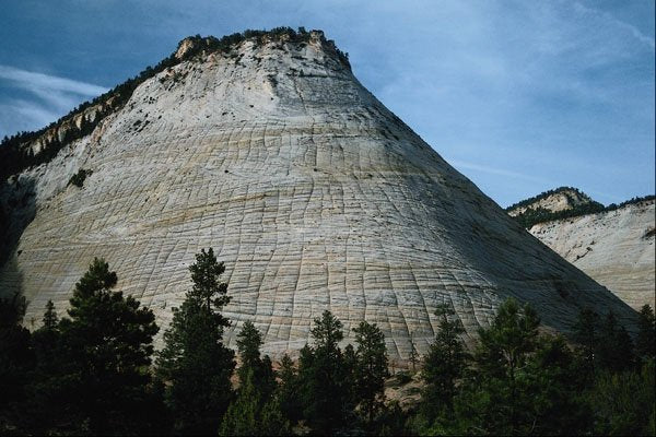 737011 Checkerboard Mesa, Zion National Park, Utah, U.S.A. A4 Photo Print