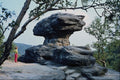 737014 Mushroom Sand stone Rock Formation, Czech Republic A4 Photo Print