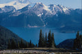 737015 Mountains And Lake, British Columbia, Canada A4 Photo Print