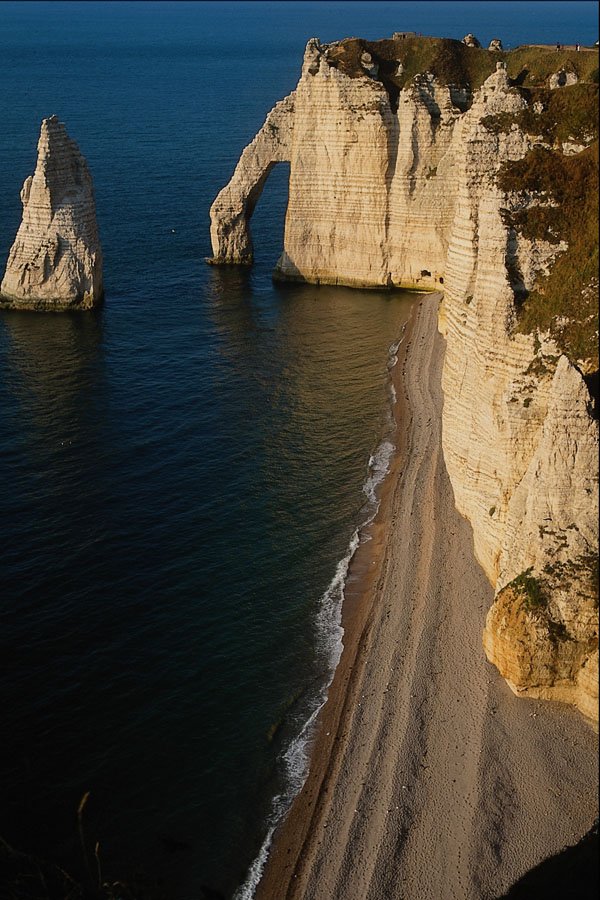 737029 Etretat Cliffs From The West, France A4 Photo Print