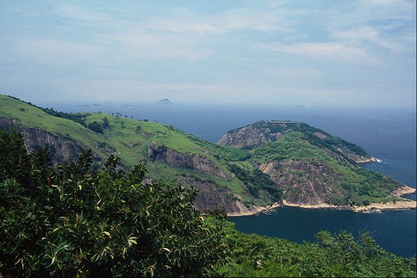 737037 Lush Coast Off Rio De Janeiro, Brazil A4 Photo Print