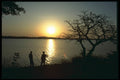 737047 Sunset Over Lake Tana, Ethiopia A4 Photo Print