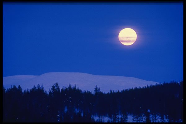 737057 Full Moon In Pallas A4 Photo Print