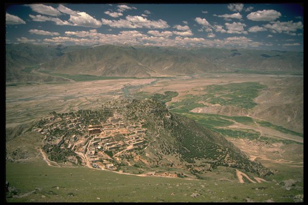 737060 Ganden Overlooking Lhasa Valley, Tibet A4 Photo Print