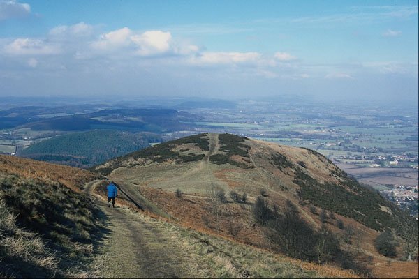 737084 Walking Path On North Hill, The Malverns, England A4 Photo Print