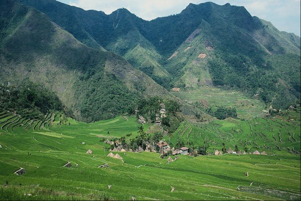 737098 Village, 2000 M High In The Mountains, Philippines A4 Photo Print