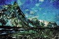 738012 Concordia And Mitre Peak, Pakistan A4 Limited Edition Watercolour Print