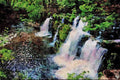 738015 Tystradfellte, Waterfall Country, Brecon Beacons A4 Limited Edition Watercolour Print