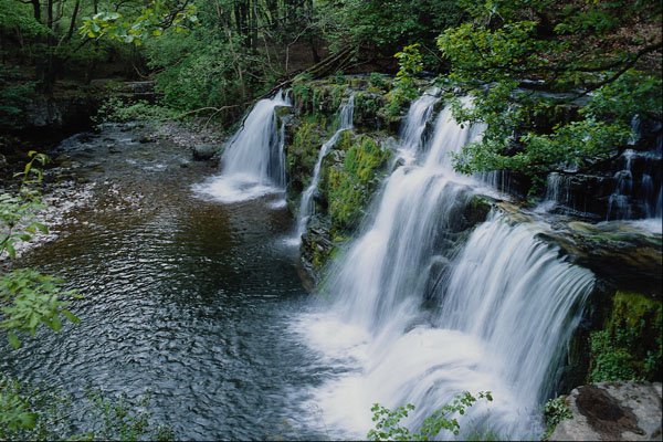 738015 Tystradfellte, Waterfall Country, Brecon Beacons A4 Photo Print
