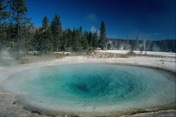 738023 Pool In West Thumb Geyser Basin, Yellowstone National Park, Wyoming, U.S.A. A4 Photo Print