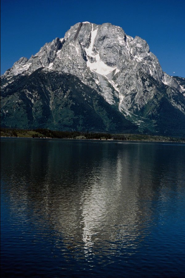738024 Mt. Moran And Jackson Lake, Grand Teton National Park, Wyoming, U.S.A. A4 Photo Print