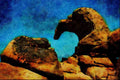 738031 Joshua Tree National Park, California, U.S.A. A4 Limited Edition Watercolour Print