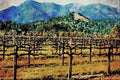 738038 Vineyard, Alexander Valley, California, U.S.A. A4 Limited Edition Watercolour Print