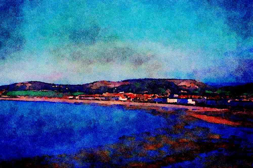 738057 North Shore, Llandudno, Northern Wales A4 Limited Edition Watercolour Print