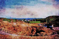 738060 Great Orme Copper Mines, Llandudno, Northern Wales A4 Limited Edition Watercolour Print