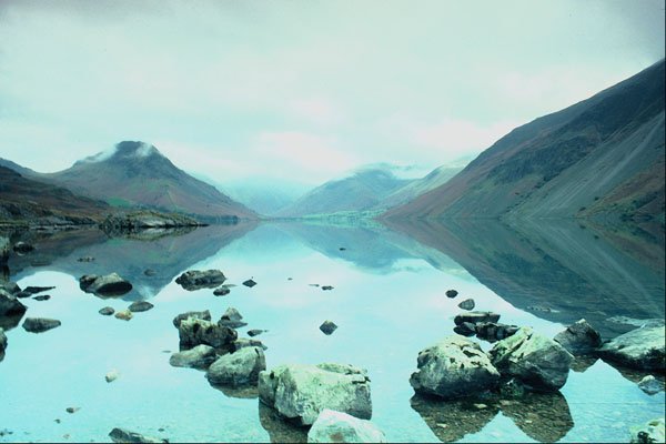 738066 Waste Water, Lake District, Northwest England A4 Photo Print