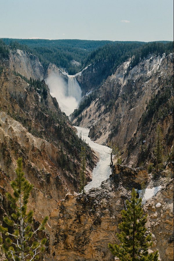 738069 Yellowstone Falls, Wyoming, U.S.A. A4 Photo Print
