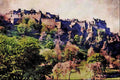 738074 Edinburgh Castle From Pricess Street, Scotland A4 Limited Edition Watercolour Print