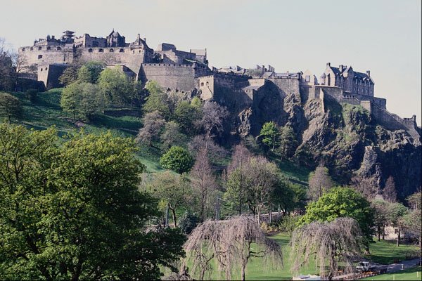 738074 Edinburgh Castle From Pricess Street, Scotland A4 Photo Print