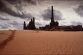 738079 Monument Valley On A Cloudy Day, Arizona, U.S.A. A4 Photo Print