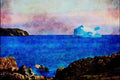 738086 Iceberg, Newfoundland, Canada A4 Limited Edition Watercolour Print