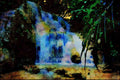 738093 Waterfall Near Chiang Rai, Northern Thailand A4 Limited Edition Watercolour Print