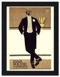 739 bar riche hanz rudi erdt 1911 2 Vintage Advert A4 Photo Print