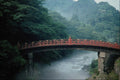 739010 Sacred Bridge, Nikko, Japan A4 Photo Print
