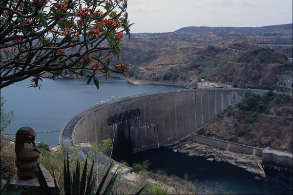 739027 Kariba Dam, Zimbabwe A4 Photo Print