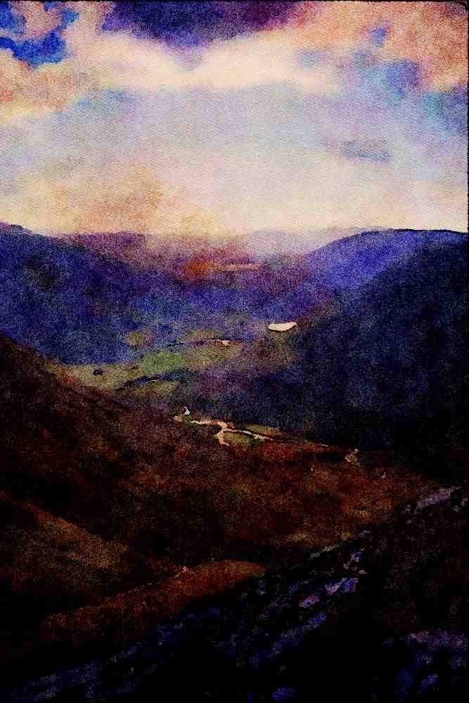 739029 South View From Kirk Fell, Lake District, U.K. A4 Limited Edition Watercolour Print