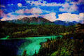 739049 Emerald Lake, Yukon Territory, Canada A4 Limited Edition Watercolour Print
