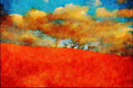 739051 Sunrise With Clouds In The Sands A4 Limited Edition Watercolour Print