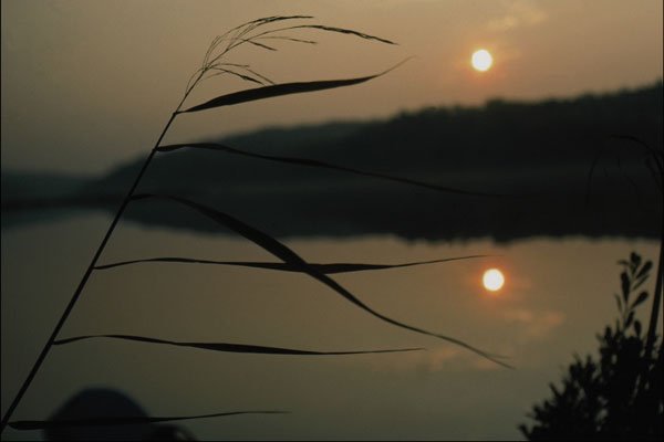 739060 Sunset, Lake Panache, Ontario, Canada A4 Photo Print