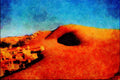 739066 Kalahari Desert, Botswana A4 Limited Edition Watercolour Print