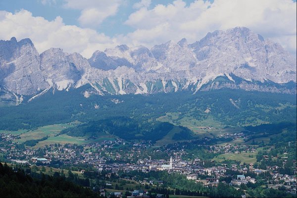 739069 Cristallo Mountains, Cortina D'Ampezzo, Italy A4 Photo Print